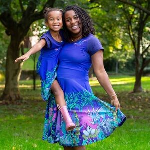 Adult Dinosaurs Super Twirler Dress with Pockets 16-18